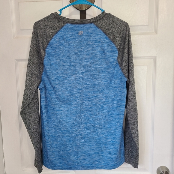 SB Tech Coolplay Spaced Core T-Shirt, Size: Medium Color: Blue & Grey - Picture 6 of 9